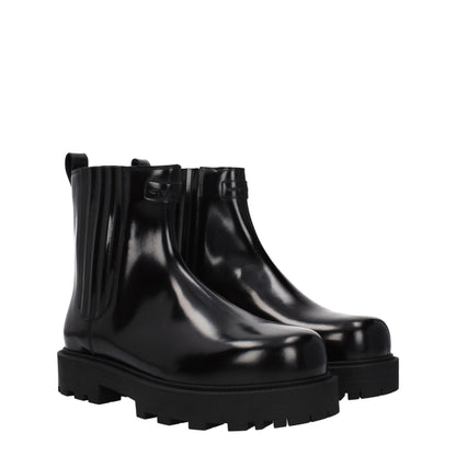 Schwarze Ankle Boots aus Leder von Givenchy