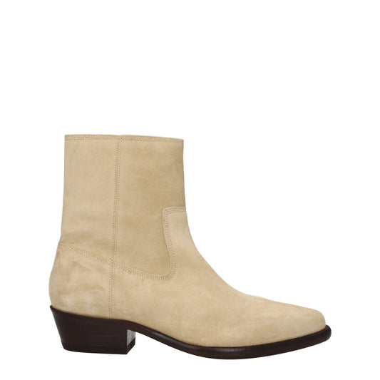Isabel Marant Beige Lederstiefeletten