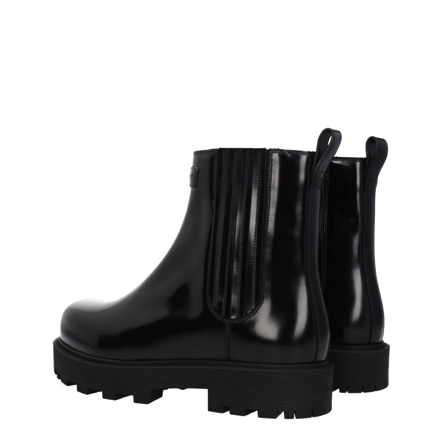 Schwarze Ankle Boots aus Leder von Givenchy