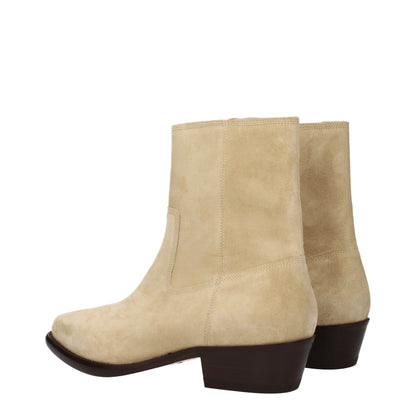 Isabel Marant Beige Lederstiefeletten