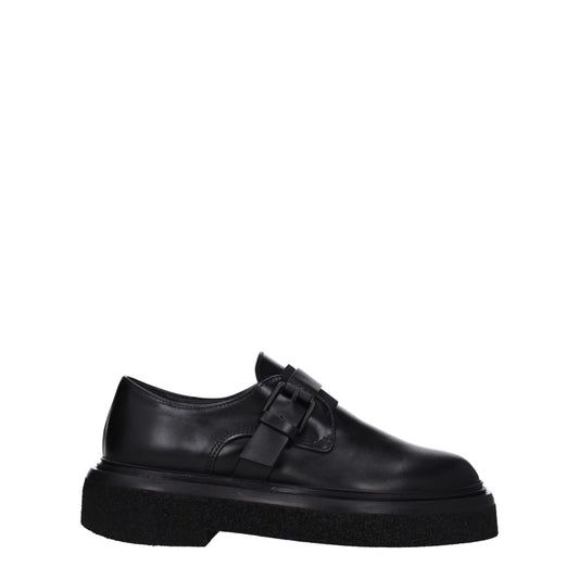 Max Mara – Oxfords und Derbys aus schwarzem Leder