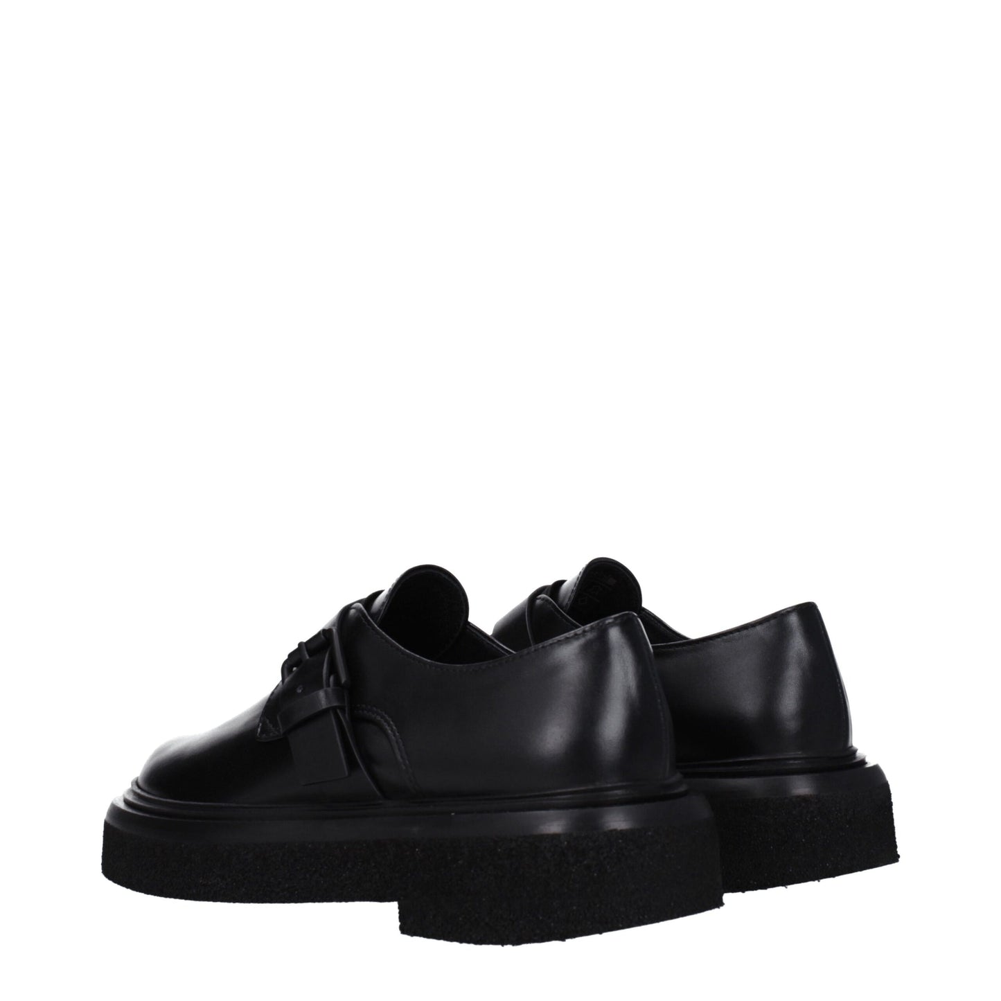 Max Mara – Oxfords und Derbys aus schwarzem Leder