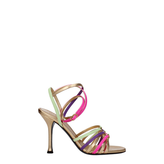 Valentino Garavani Sandalen mit Stiletto-Absatz aus mehrfarbigem Leder