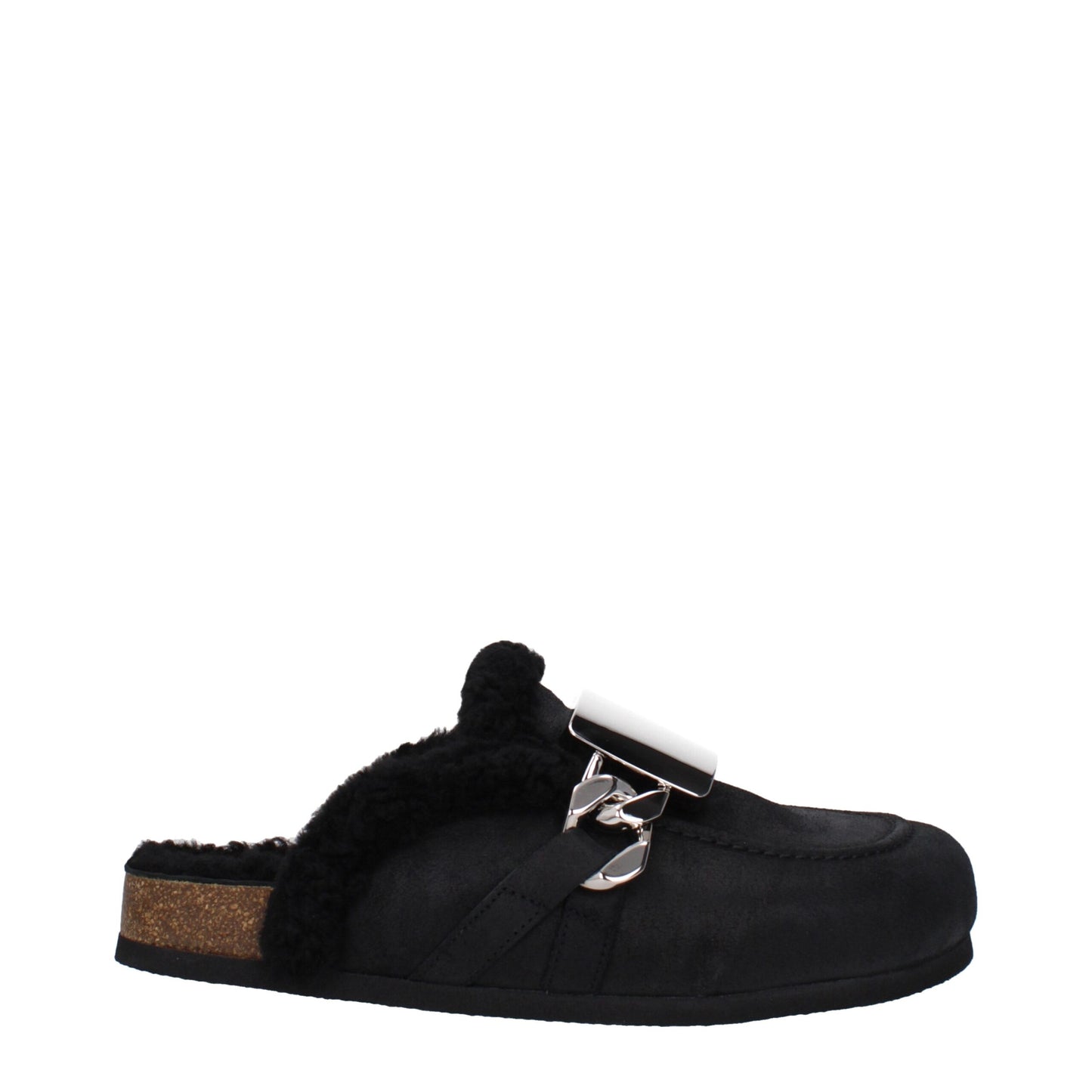 JW Anderson Schwarze Leder-Slipper