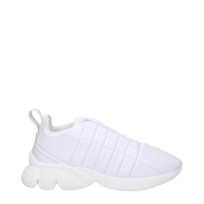 Burberry – Weiße Leder-Sneaker
