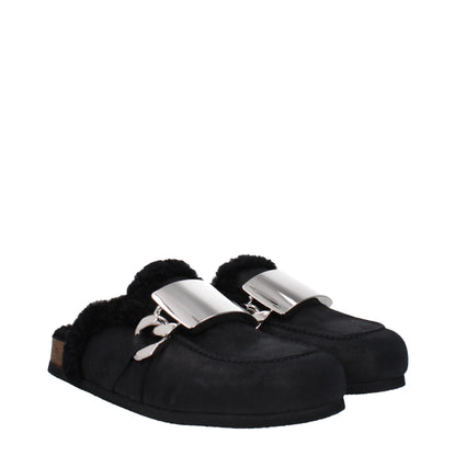 JW Anderson Schwarze Leder-Slipper