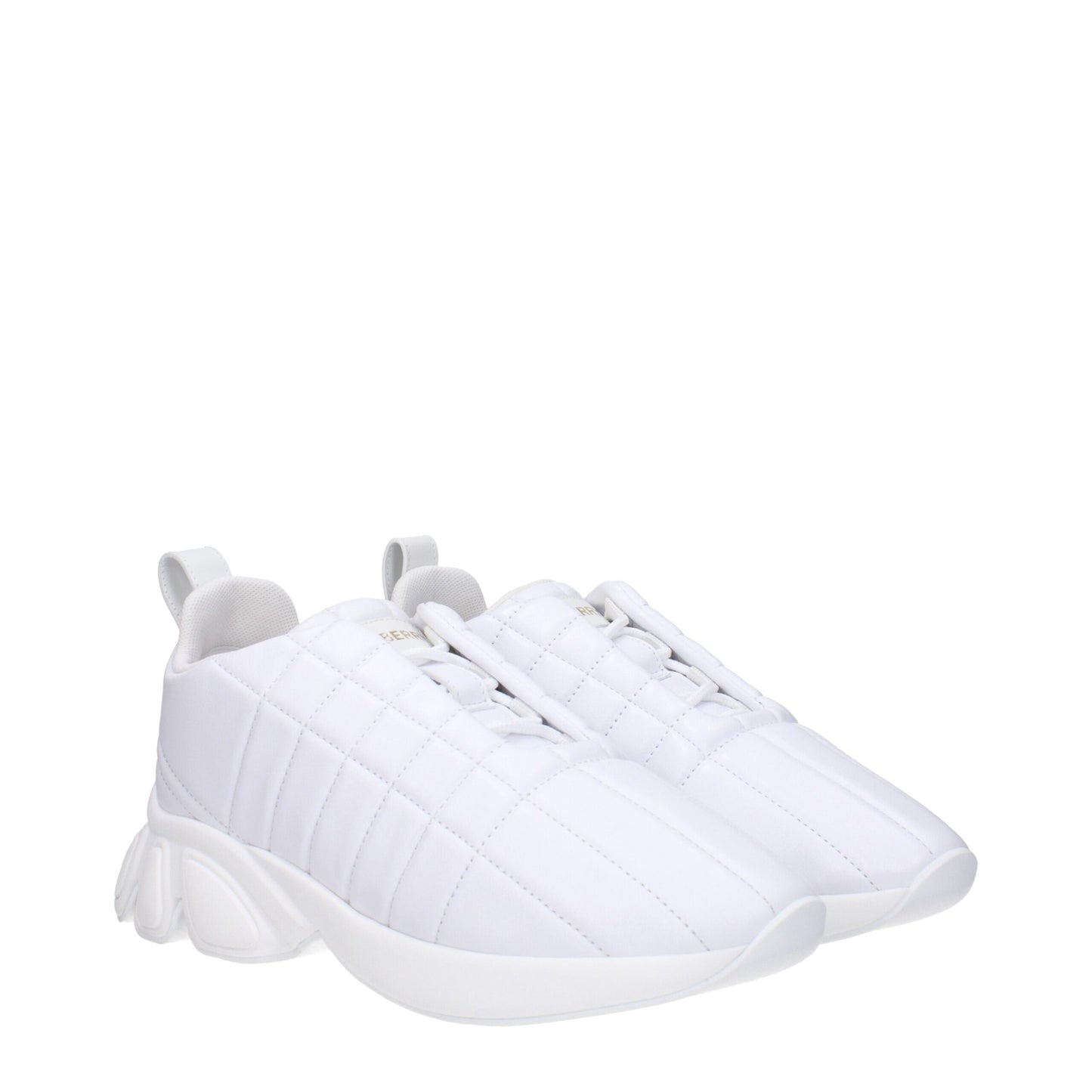 Burberry – Weiße Leder-Sneaker