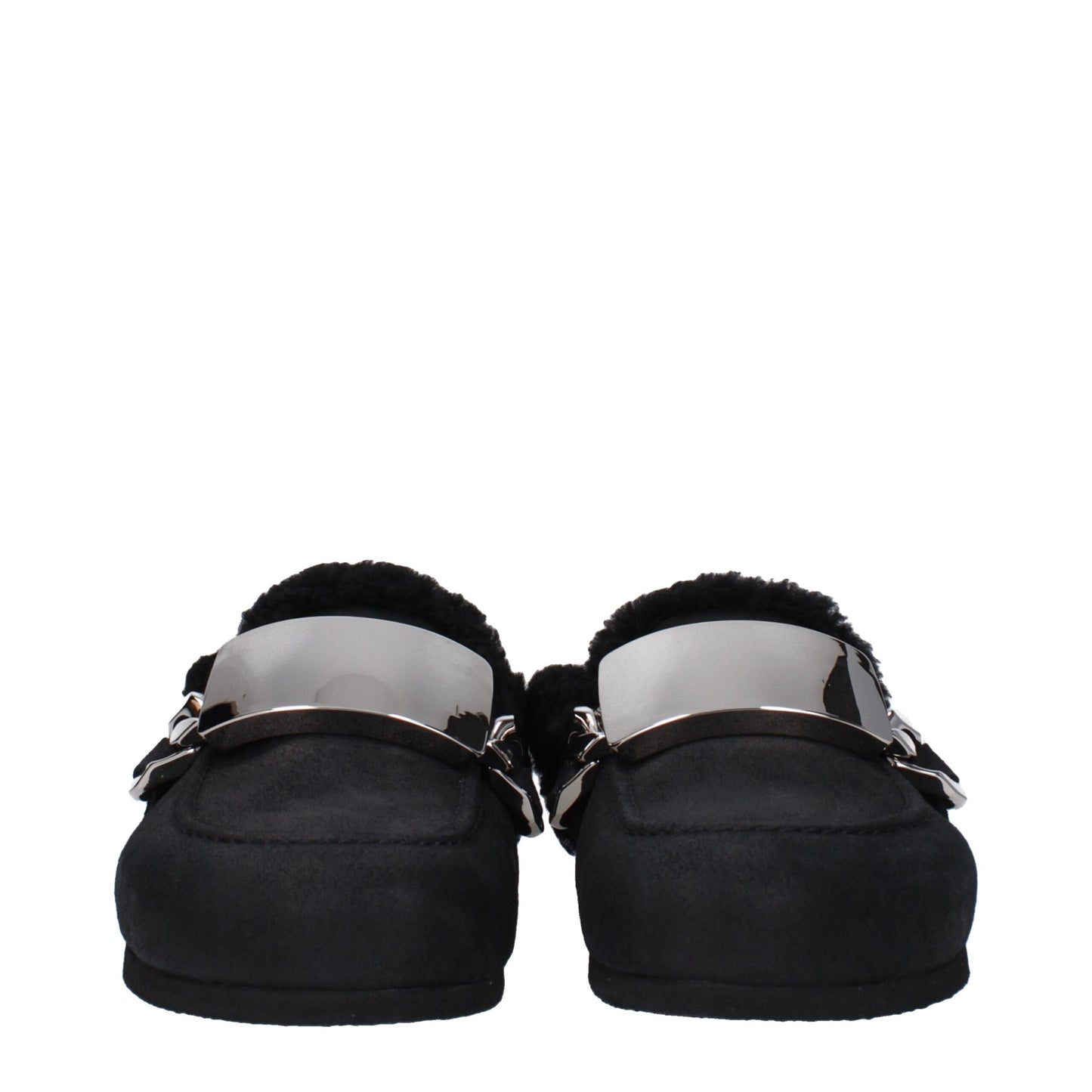JW Anderson Schwarze Leder-Slipper