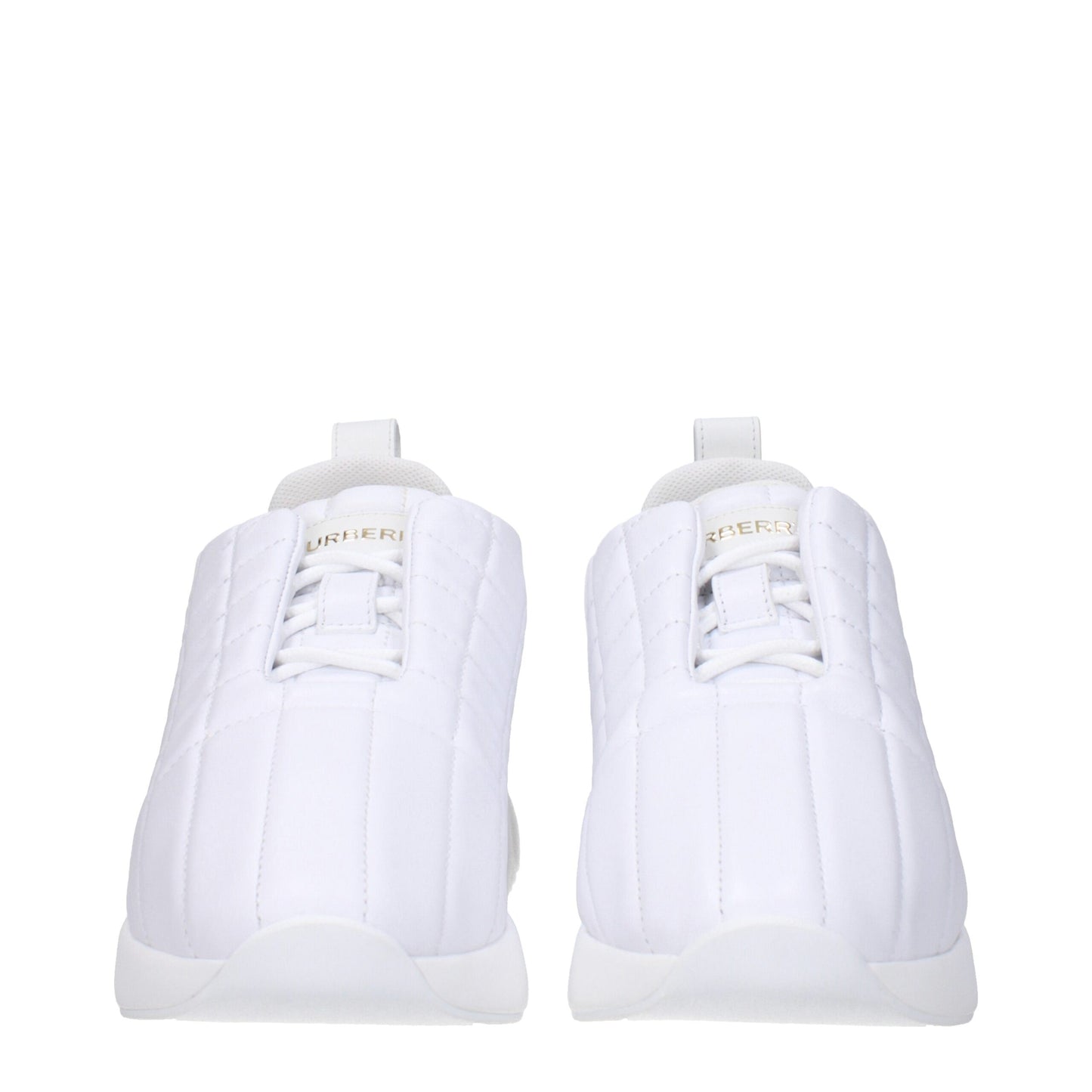 Burberry – Weiße Leder-Sneaker