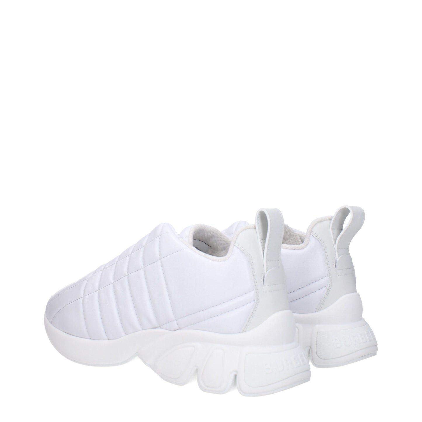 Burberry – Weiße Leder-Sneaker