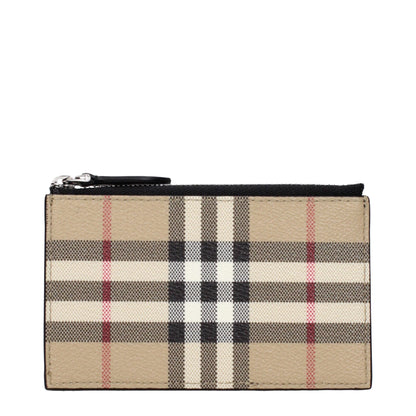 Burberry Kartenetuis aus Stoff in Beige