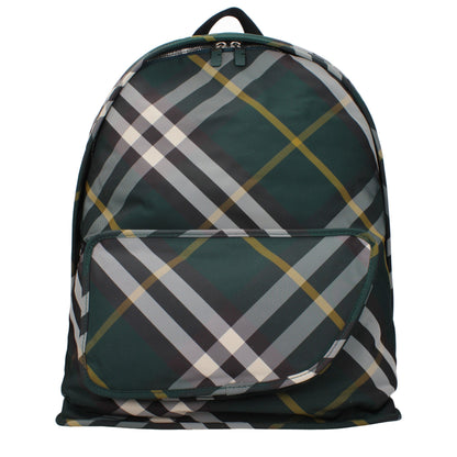 Burberry Rucksack aus grünem Stoff