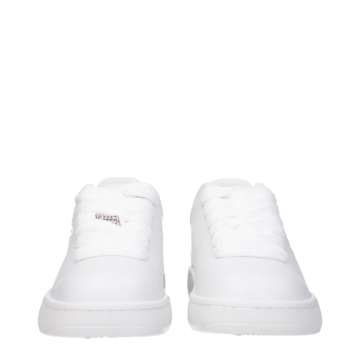 Burberry Weiße Leder Low-Tops