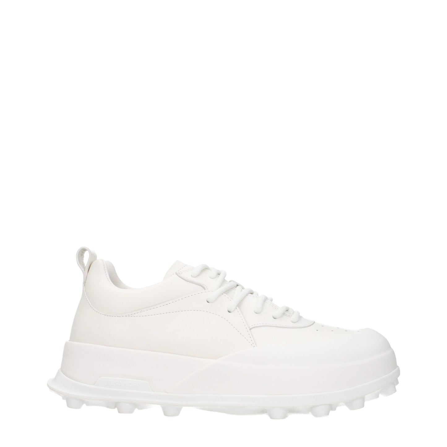 Jil Sander – Weiße Leder-Sneaker