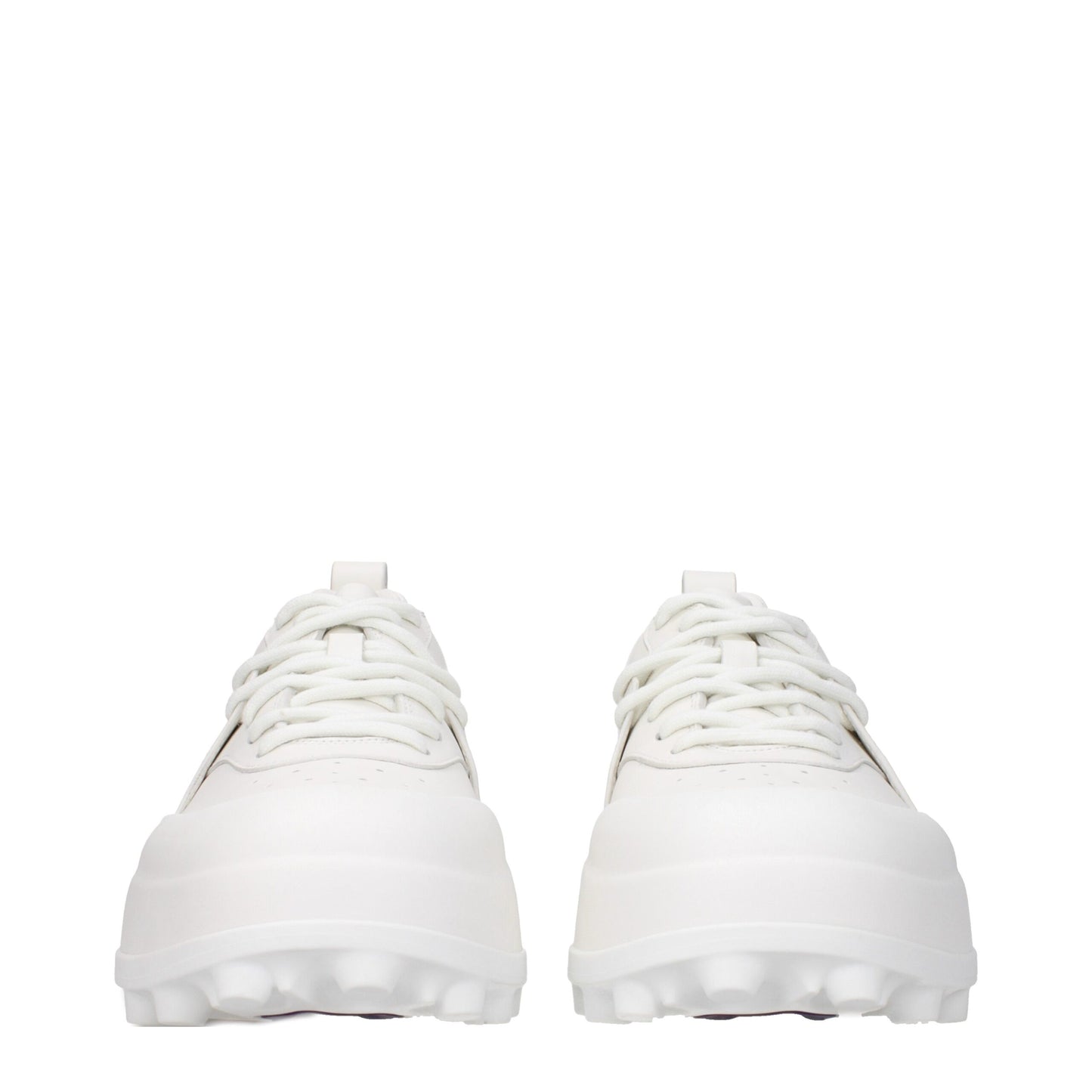 Jil Sander – Weiße Leder-Sneaker