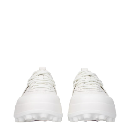 Jil Sander – Weiße Leder-Sneaker