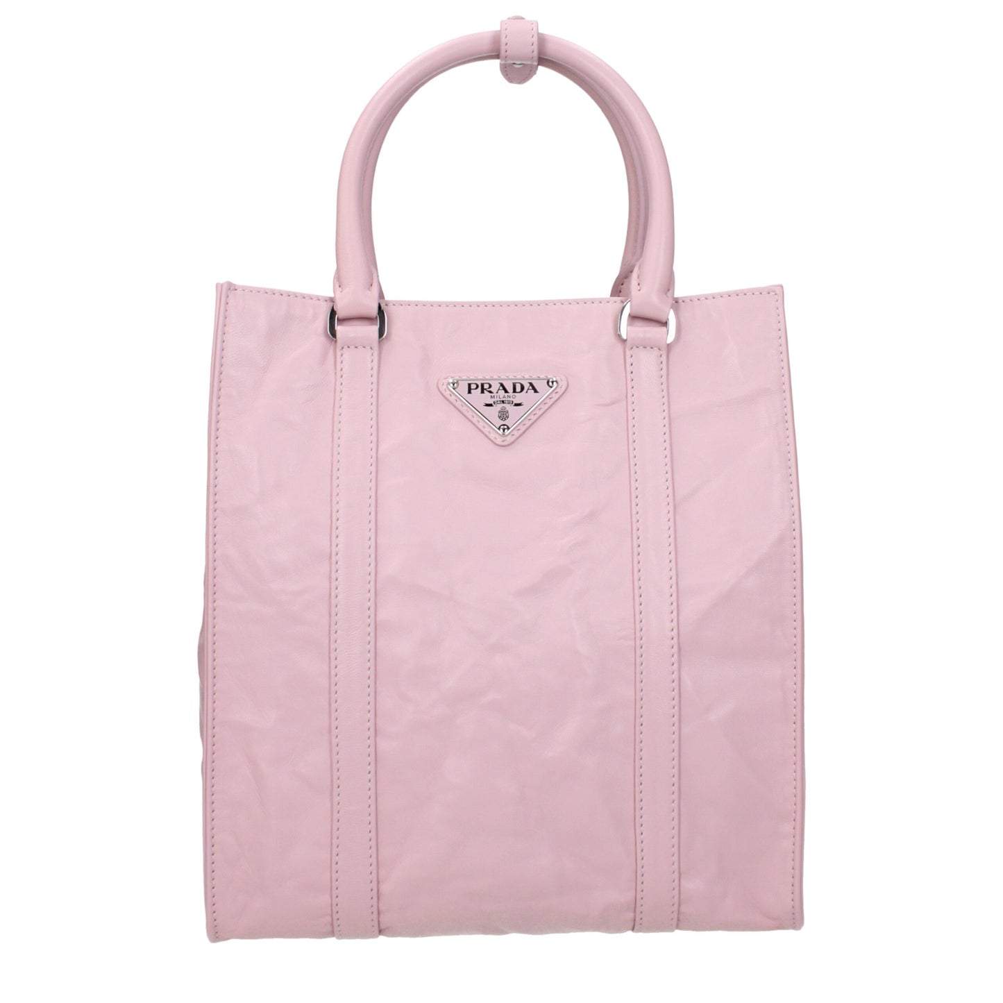 Prada Rosa Lederhandtaschen