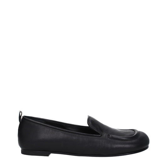 Premiata – Slipper aus schwarzem Leder