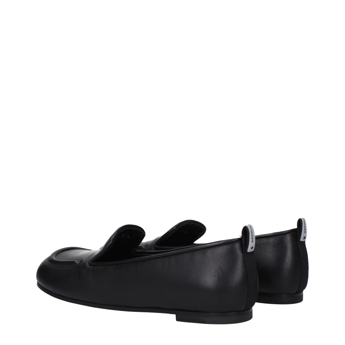 Premiata – Slipper aus schwarzem Leder