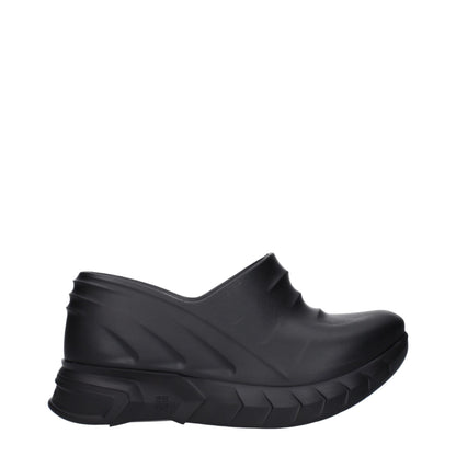 Givenchy Black Cotton Slippers