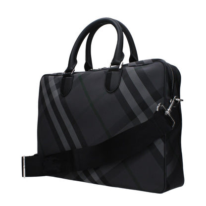 Burberry Graue Business- und Laptoptaschen aus Stoff