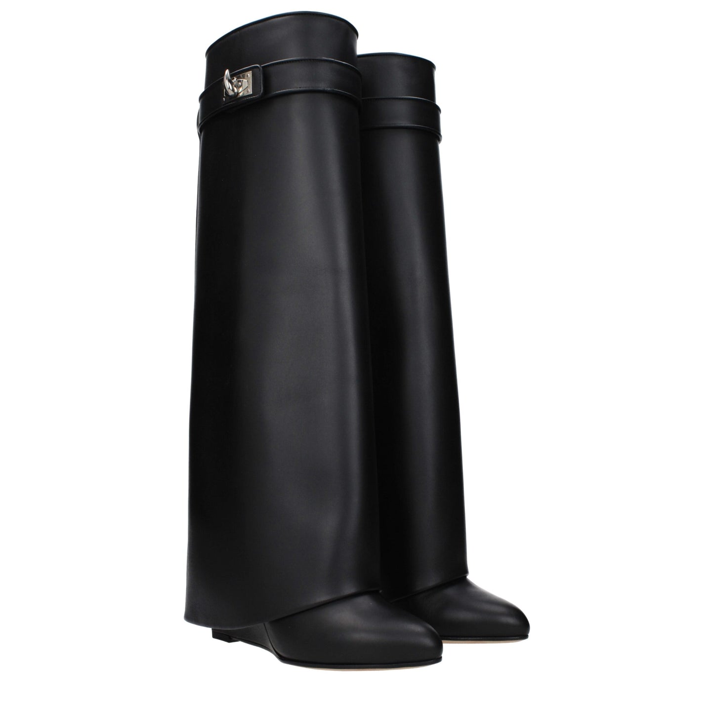 Givenchy Schwarze Lederstiefel