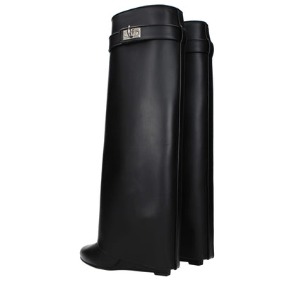 Givenchy Schwarze Lederstiefel