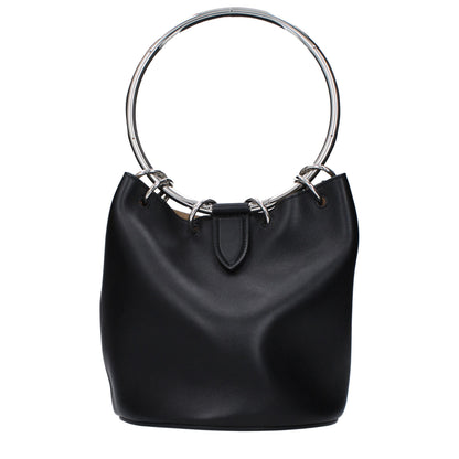 Alaïa Schwarze Lederhandtaschen