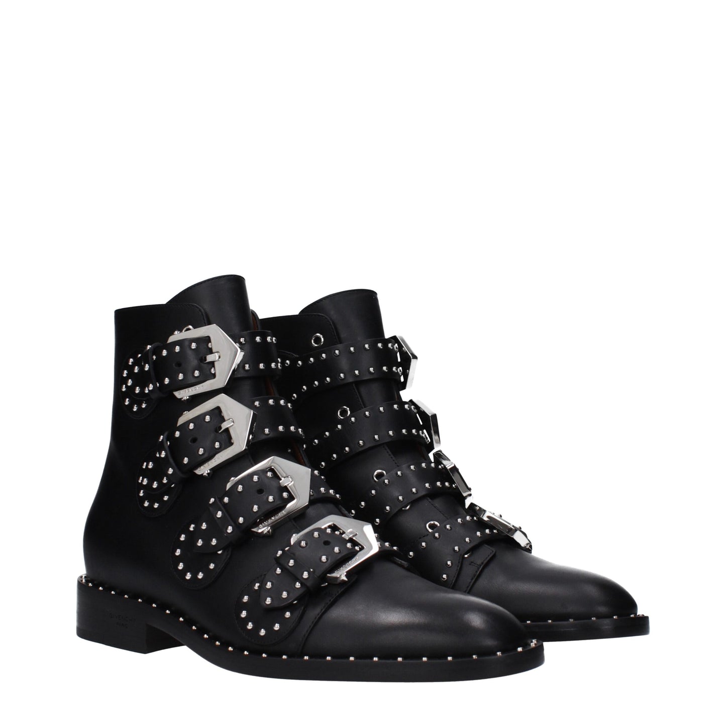 Schwarze Ankle Boots aus Leder von Givenchy
