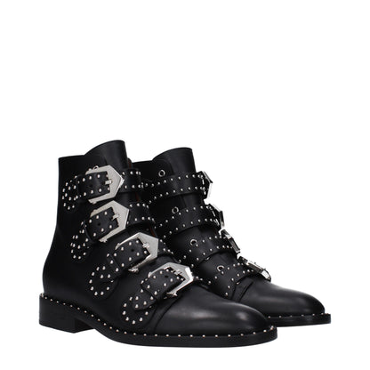 Schwarze Ankle Boots aus Leder von Givenchy