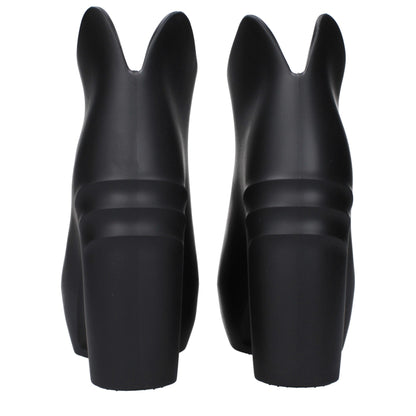 Givenchy – Schwarze Keilsandalen aus Baumwolle