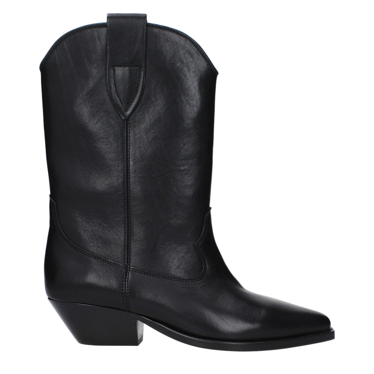 Isabel Marant Schwarze Lederstiefeletten
