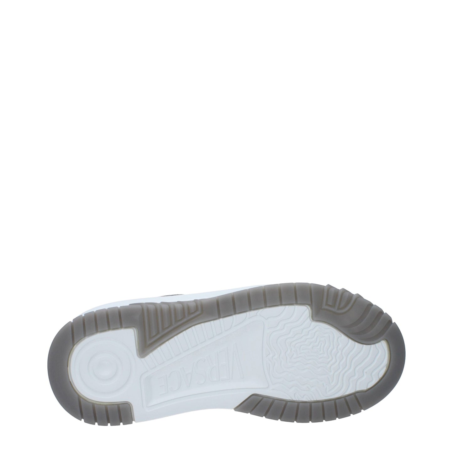 Versace – Weiße, klobige Leder-Sneaker