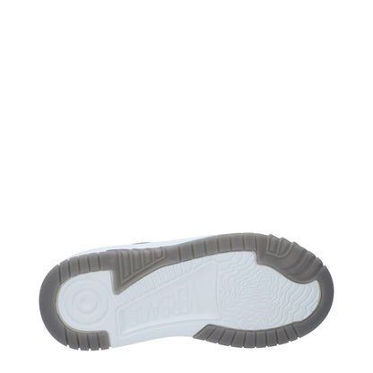 Versace – Weiße, klobige Leder-Sneaker