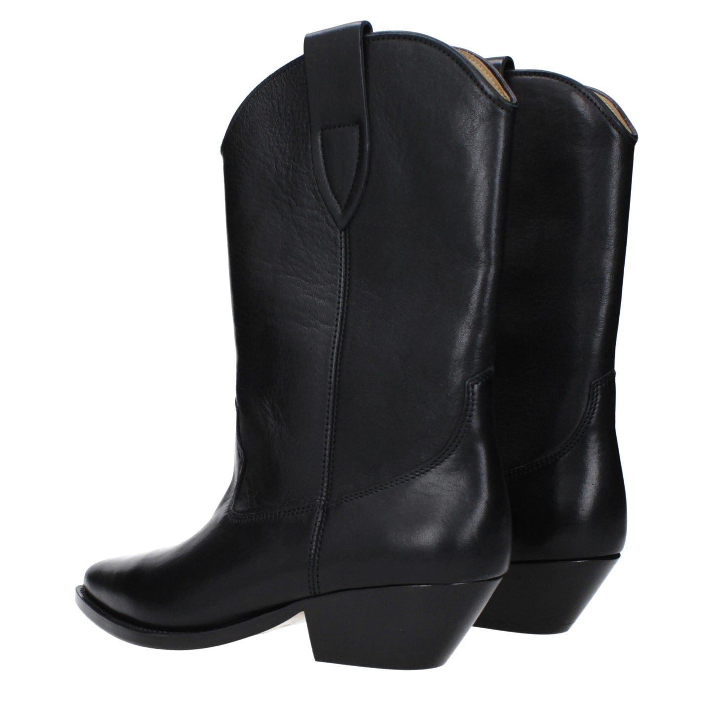 Isabel Marant Schwarze Lederstiefeletten
