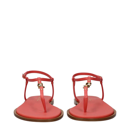Christian Dior – Flip-Flop-Sandalen aus rosa Leder