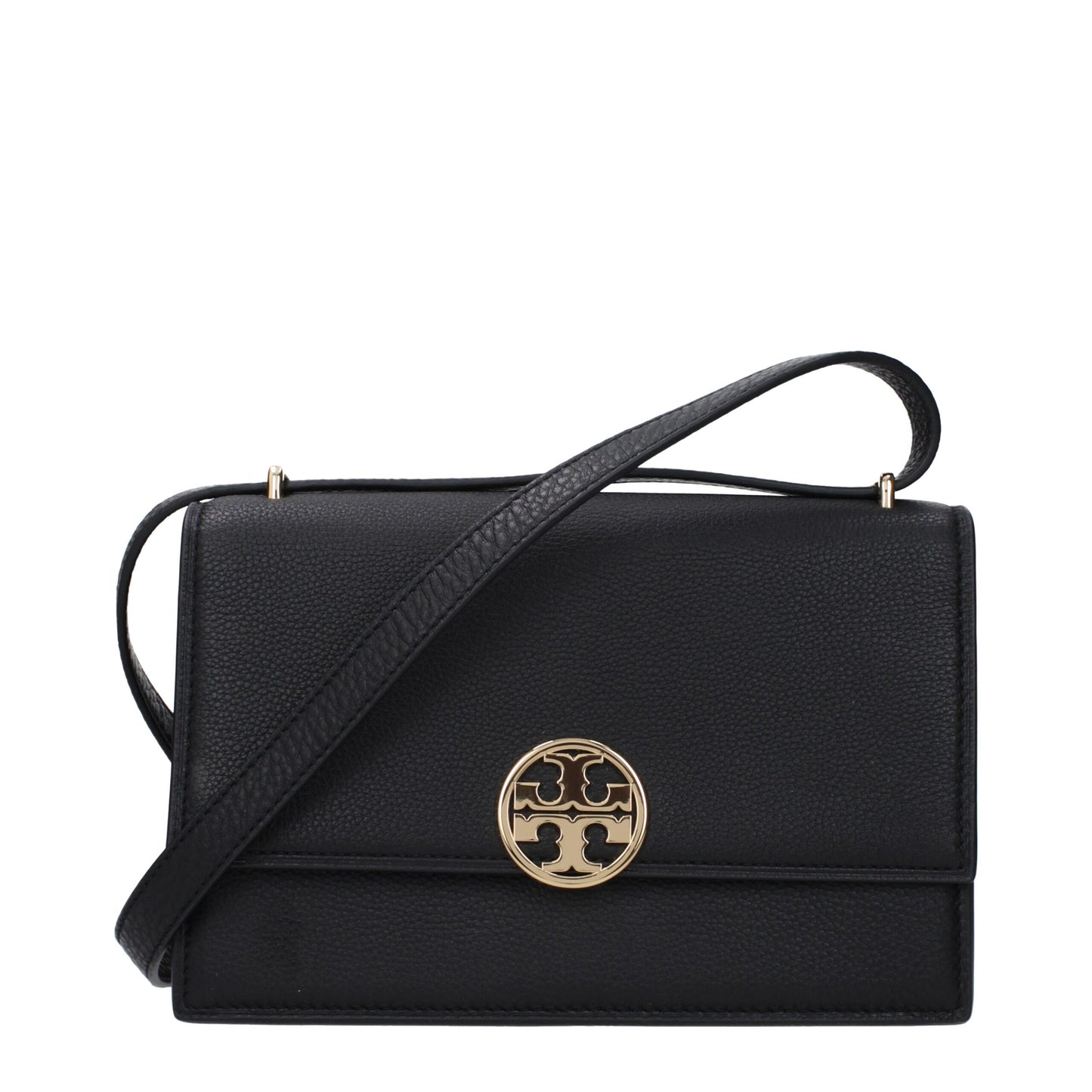 Tory Burch Schwarze Umhängetaschen aus Leder