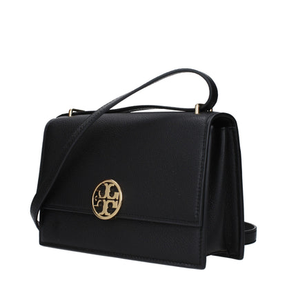 Tory Burch Schwarze Umhängetaschen aus Leder