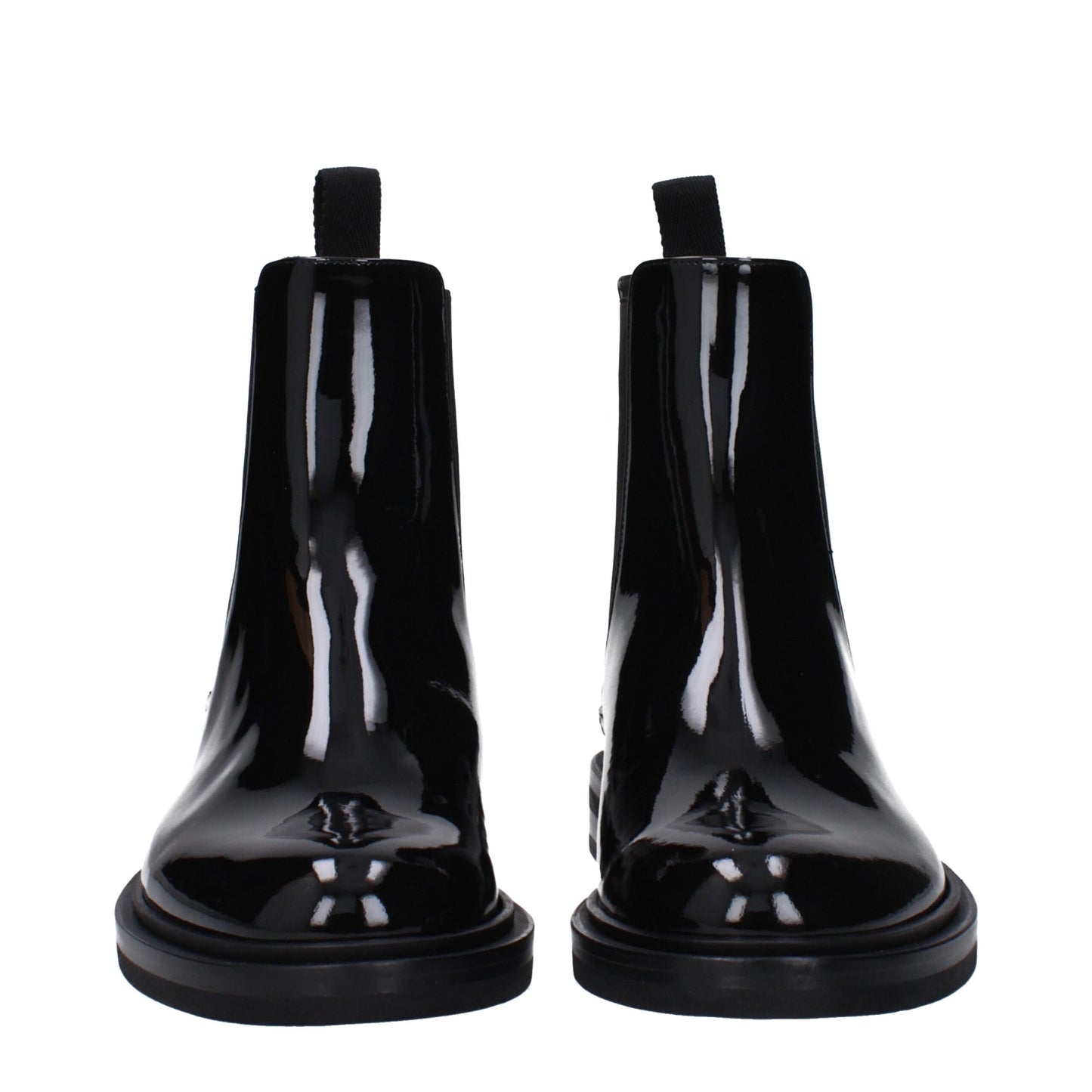 Dolce &amp; Gabbana Schwarze Lederstiefeletten