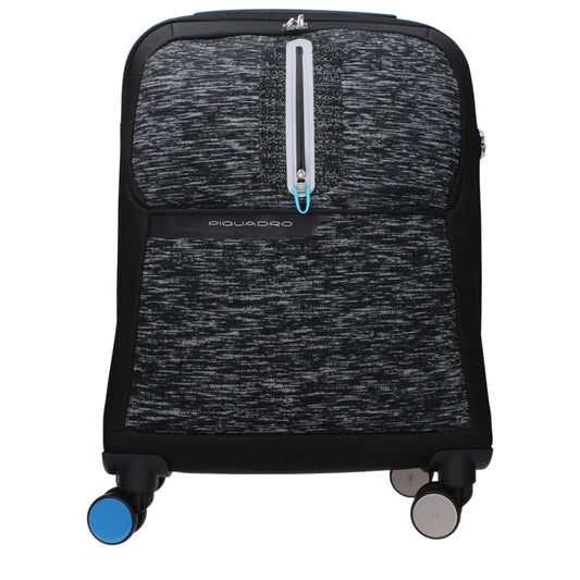 Piquadro Schwarz Stoff Gepäck Und Reise