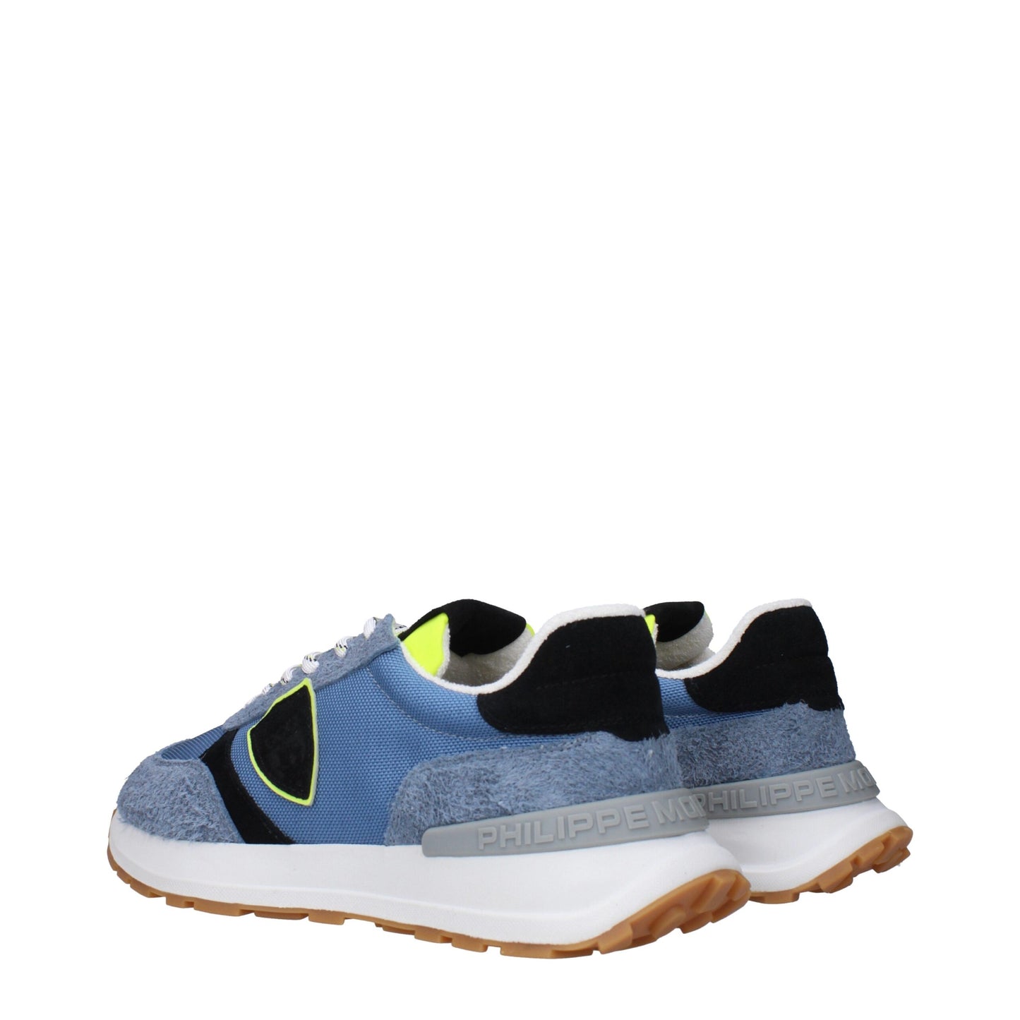 Philippe Model – Sportliche Sneakers aus blauem Stoff