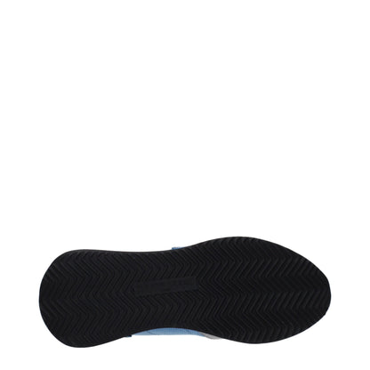 Philippe Model Blaue Stoff-Low-Tops