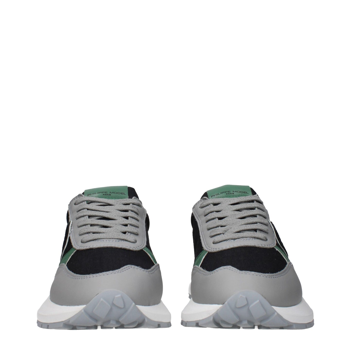 Philippe Model – Sportliche Sneakers aus schwarzem Stoff