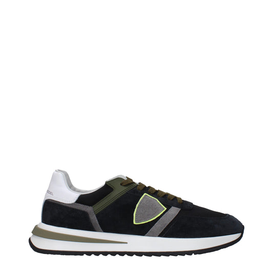 Philippe Model – Sportliche Sneakers aus blauem Leder