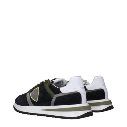 Philippe Model – Sportliche Sneakers aus blauem Leder