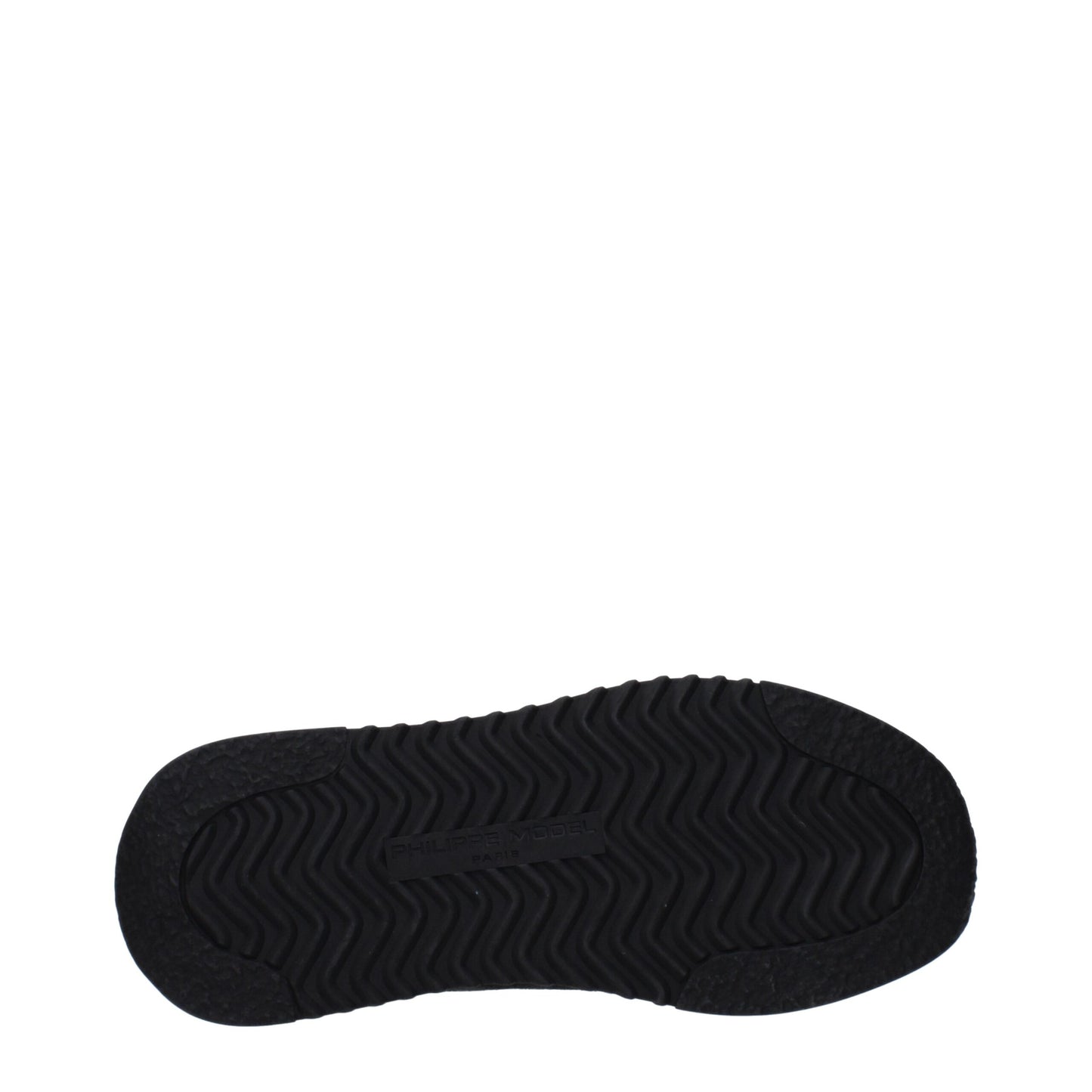 Philippe Model Blaue Leder Low-Tops