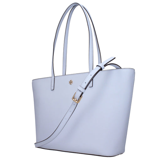 Tory Burch Hellblaue Leder-Umhängetaschen