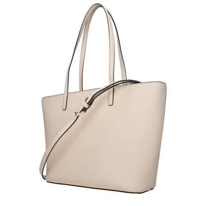 Tory Burch Beige Leder Schultertaschen
