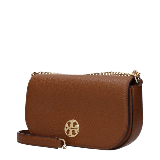 Tory Burch – Umhängetaschen aus braunem Leder