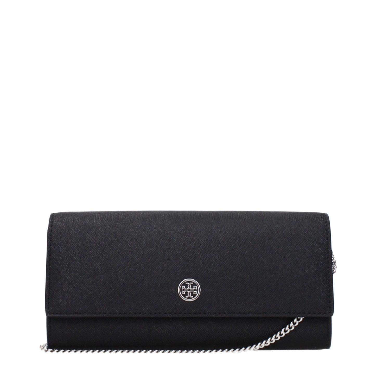 Tory Burch Schwarze Leder-Clutch-Taschen